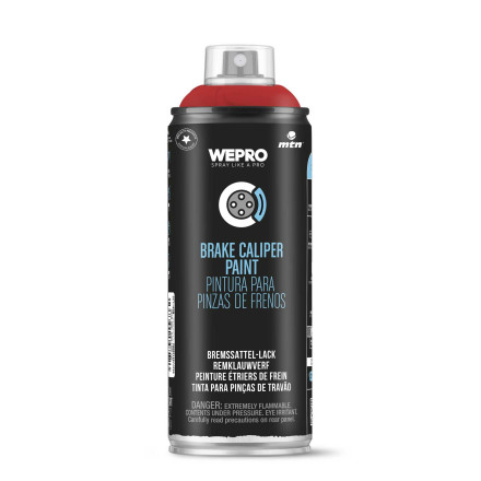 WEPRO Barva na brzdové třmeny - červená 400 ml