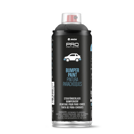 WEPRO Barva na plasty a nárazníky - černá 400 ml